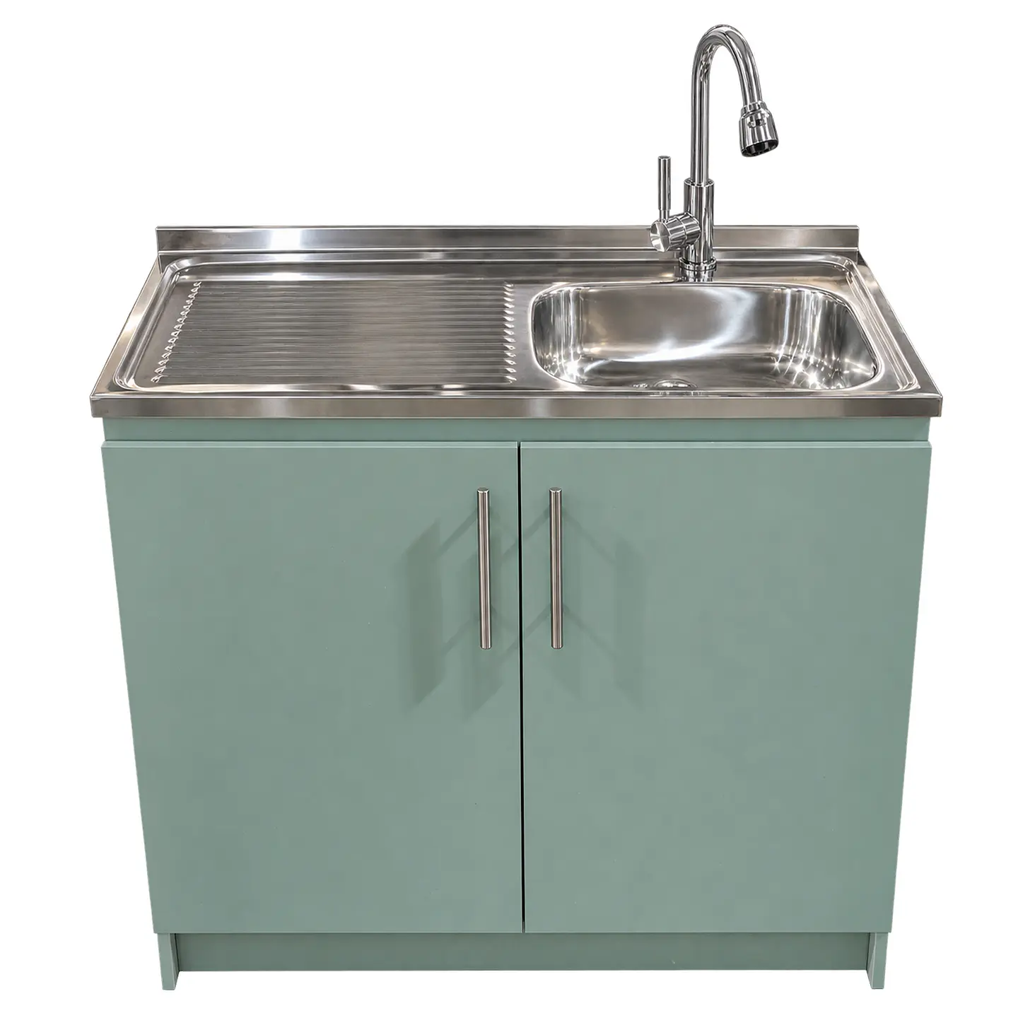 Mueble de Cocina Melamina Verde Hada Der 100x52x90 cm 1