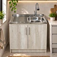 Mueble de Cocina Melamina Toscana Izq 100x52x90 cm - Miniatura 2