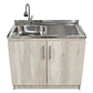 Mueble de Cocina Melamina Toscana Der 100x52x90 cm - Miniatura 1