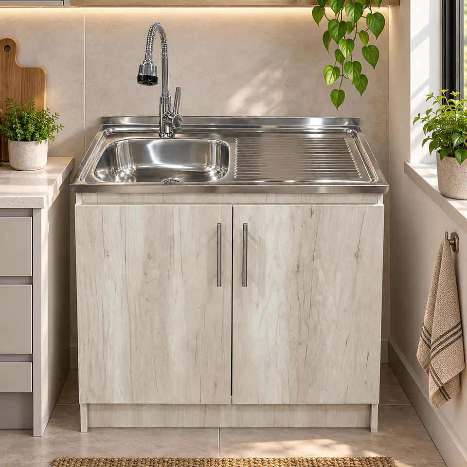 Mueble de Cocina Melamina Toscana Der 100x52x90 cm 2