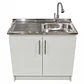 Mueble de Cocina Melamina Blanco Izq 100x52x90 cm - Miniatura 1