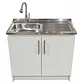 Mueble de Cocina Melamina Blanco Der 100x52x90 cm - Miniatura 1