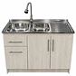 Mueble de Cocina Melamina Roble Nórdico Der 120x52x90 cm - Miniatura 1