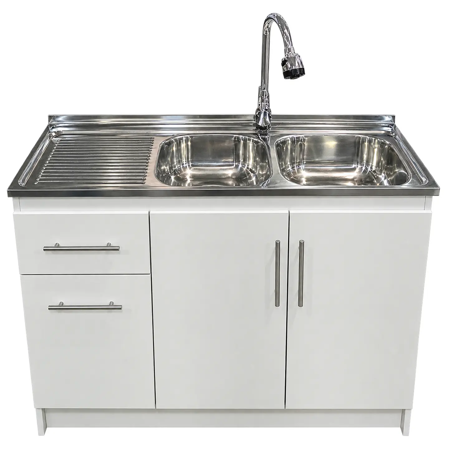 Mueble de Cocina Melamina Blanco Izq 120x52x90 cm 1