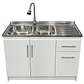 Mueble de Cocina Melamina Blanco Der 120x52x90 cm - Miniatura 1