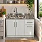 Mueble de Cocina Melamina Blanco Der 120x52x90 cm - Miniatura 2