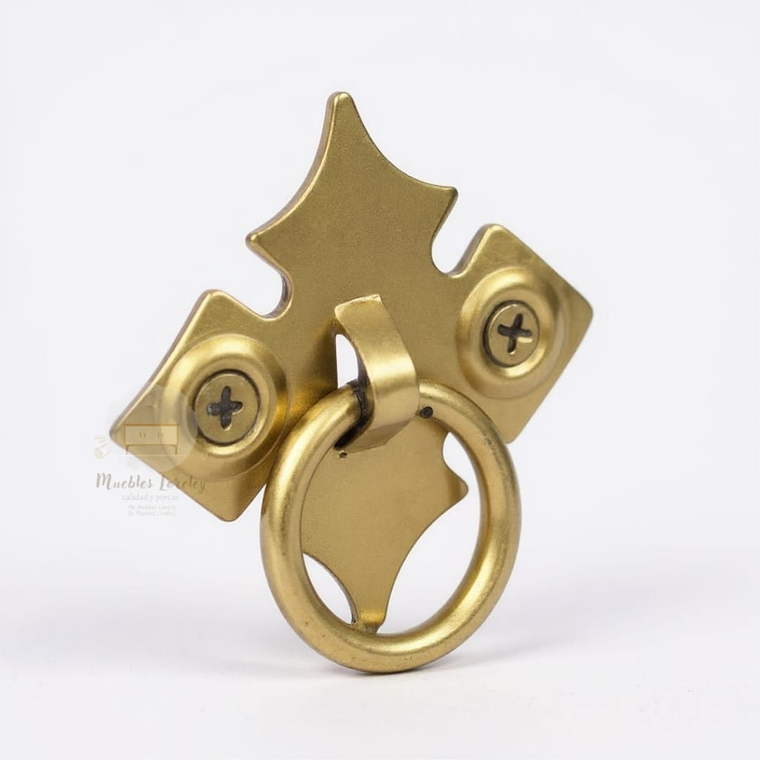 Tirador estándar metálico dorado 1
