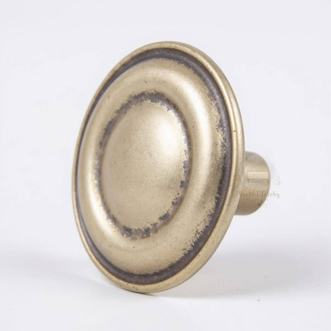 Tirador metálico liso envejecido 1