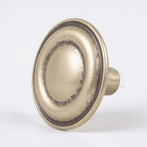 Tirador metálico liso envejecido