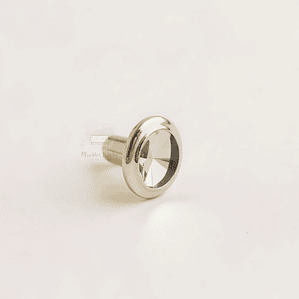 Tirador metálico cromado