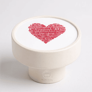 tirador decorativo corazón