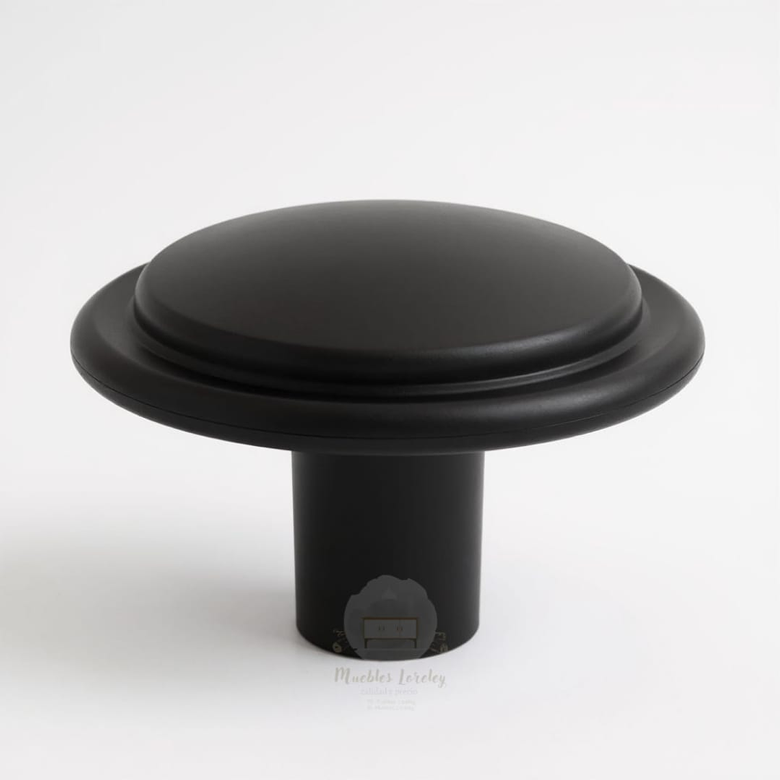 Tirador pomo negro clásico 1