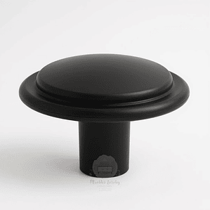 Tirador pomo negro clásico