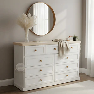 Cómoda de Madera 9 cajones.