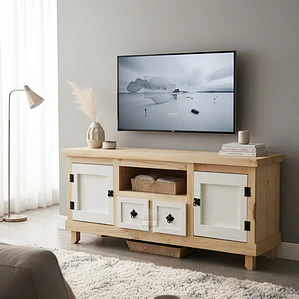 Rack de Tv Bicolor