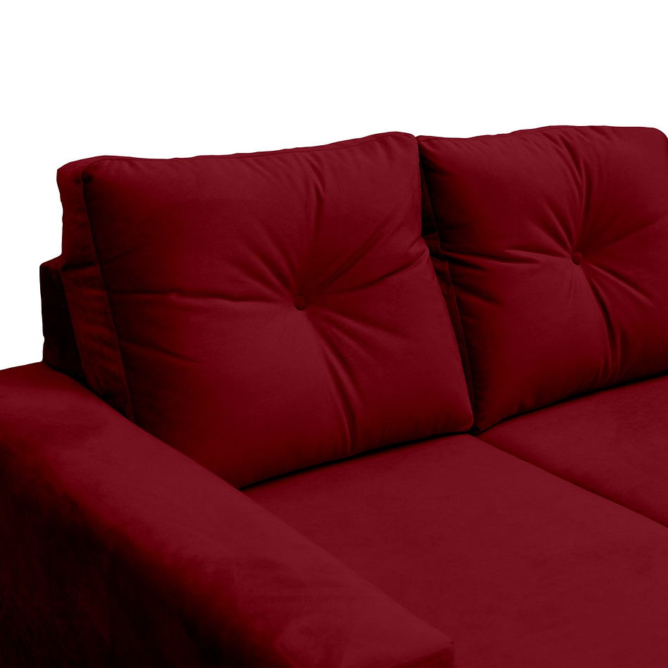 Seccional Azalea Intercambiable Felpa Burdeo 3.1 4