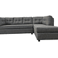 Seccional New Journey Tela Gris - Derecho - TH - Miniatura 1