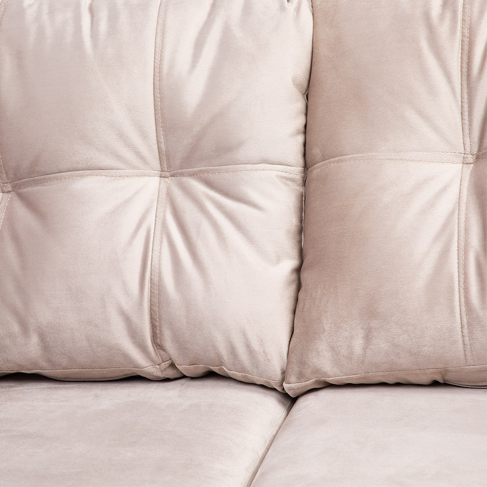 Seccional Bonsai Felpa Beige 3.1 8