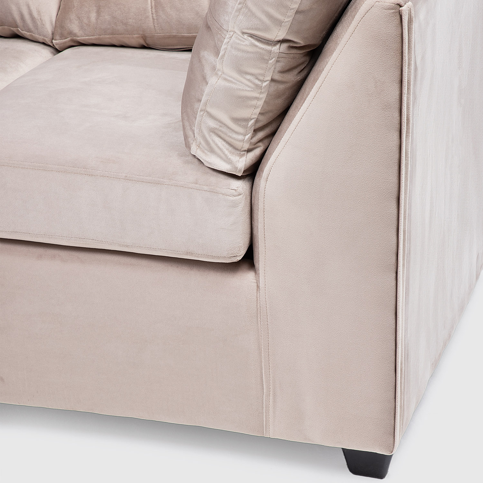 Seccional Bonsai Felpa Beige 3.1 9