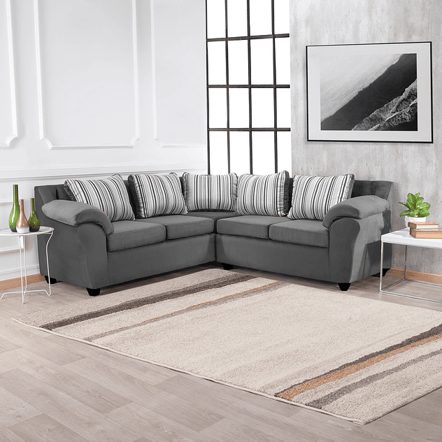 Seccional Cattaleya Felpa Gris 3.2 2