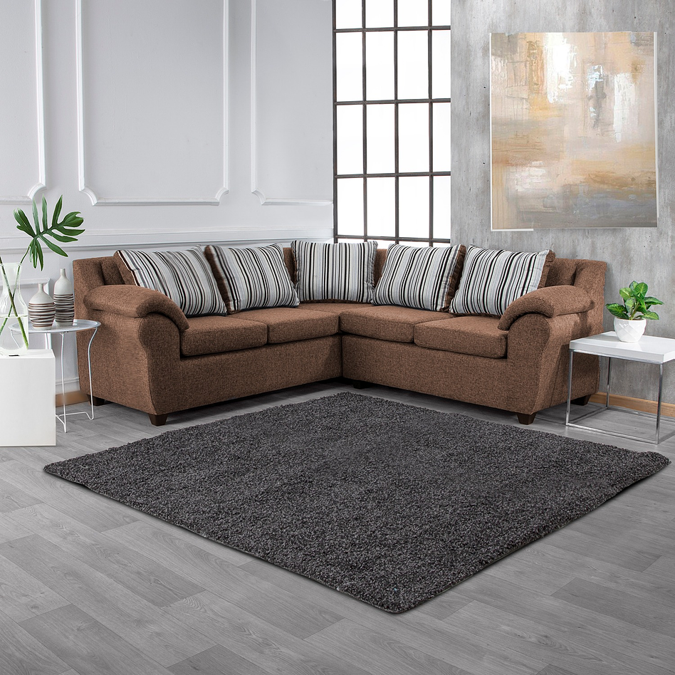 Seccional Cattaleya Chenille Café - TH 3.2 2