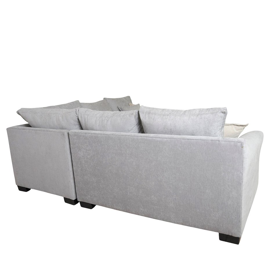 Seccional Bruselas Chenille Gris Claro 3.2 4