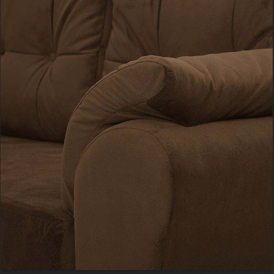 Seccional Journey Felpa Café - Derecho 4