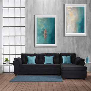 Seccional Journey Felpa Negro - Derecho