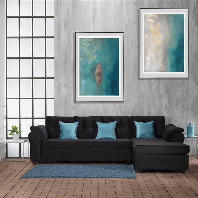 Seccional Journey Felpa Negro - Derecho 2