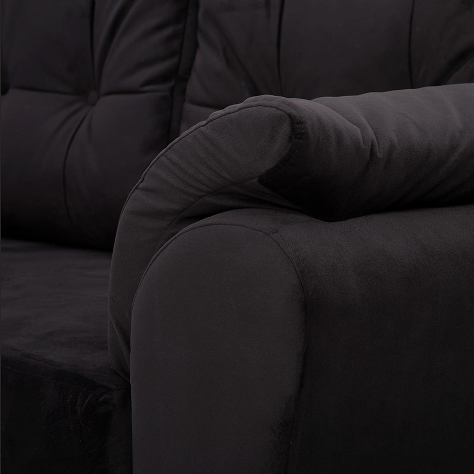 Seccional Journey Felpa Negro - Izquierdo 4