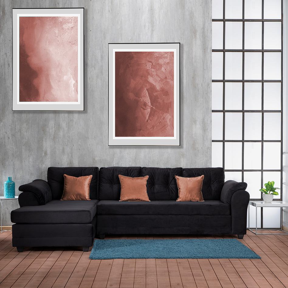 Seccional Journey Felpa Negro - Izquierdo 2