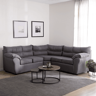 Seccional Arrayán Tela Gris Oscuro 2.1.2