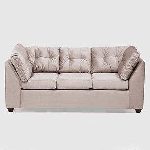 Sofá Bonsai Felpa Beige 3c