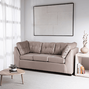 Sofá Bonsai Felpa Beige 3c