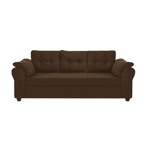 Sofá Mercury Felpa Café 3c 1