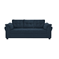 Sofá Mercury Felpa Petróleo 3c - Miniatura 1