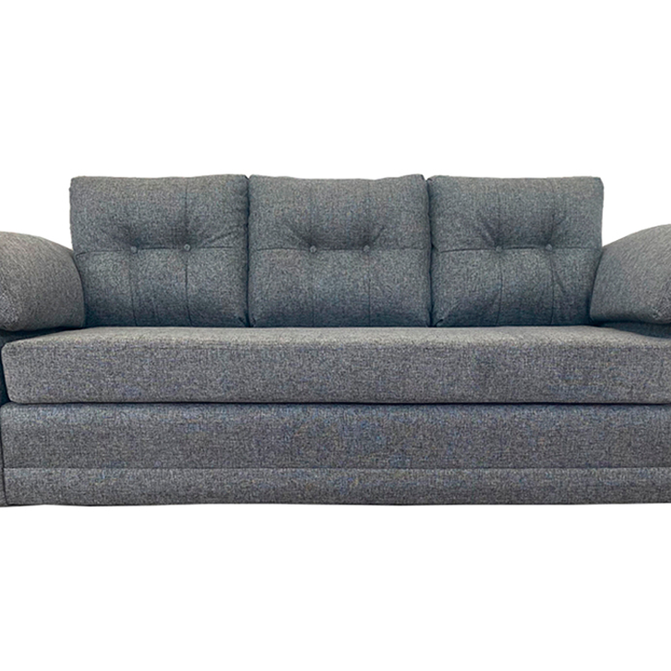 Sofá Mercury Tela Gris 3c 1