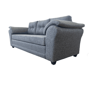 Sofá Mercury Tela Gris 3c