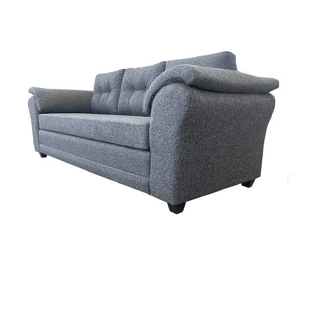 Sofá Mercury Tela Gris 3c 2