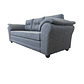 Sofá Mercury Tela Gris 3c - Miniatura 2