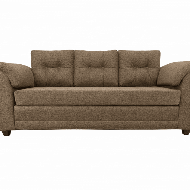 Sofá Mercury Tela Café 3c 1