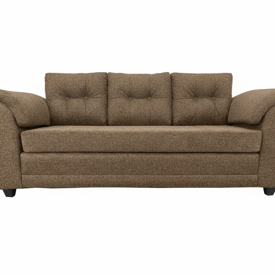 Sofá Mercury Tela Café 3c 1