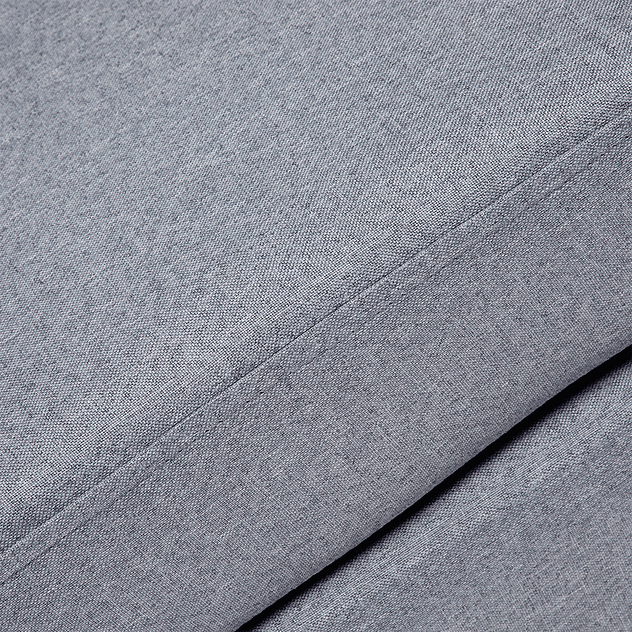 Sofá Charlotte 3c Tela Gris 5