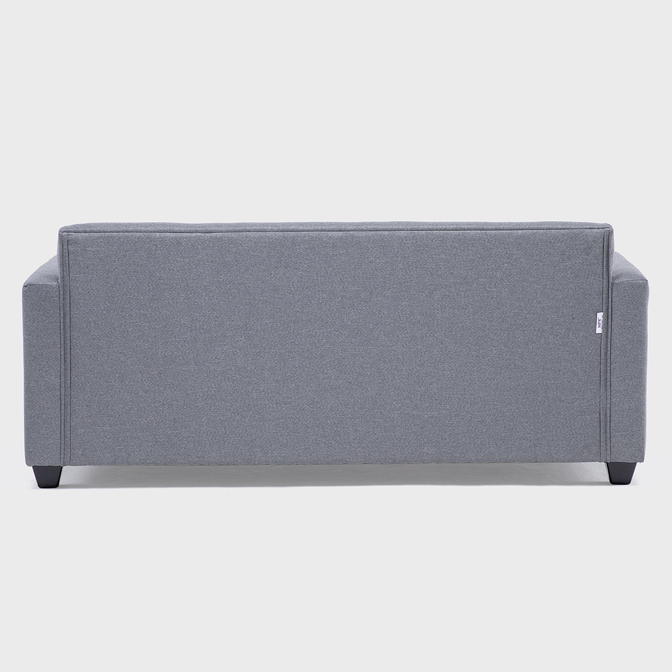 Sofá Charlotte 3c Tela Gris 6