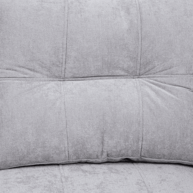 Sofá Edimburgo 3c Chenille Gris Claro 9