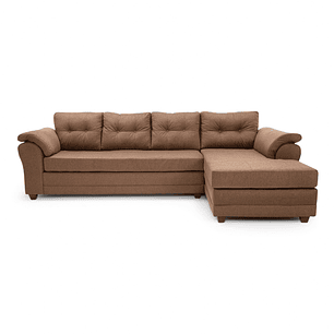 Seccional Journey Tela Café - Derecho