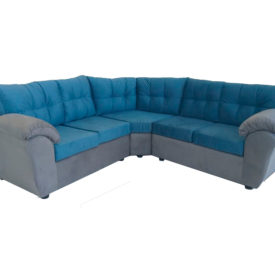 Seccional Alerce Felpa Mix Azul-Gris 2.1.2 1