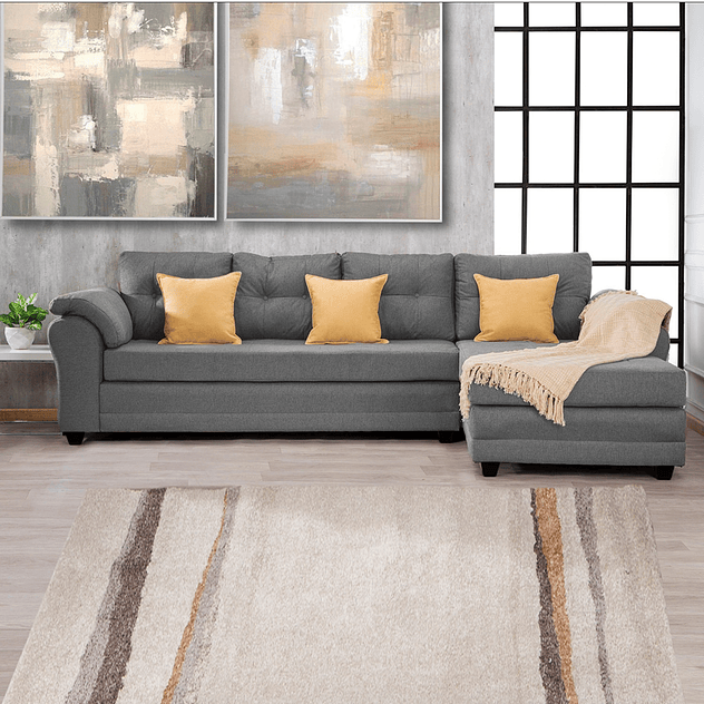 Seccional Journey Tela Gris - Derecho 2