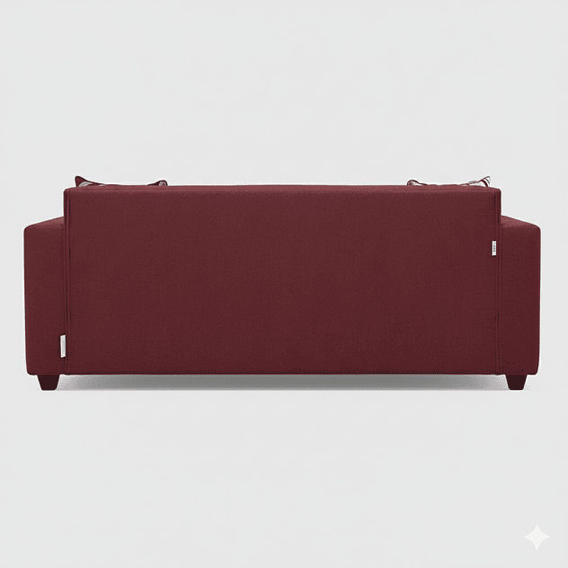 Seccional Jazmin Velvet Burdeo 3.1 6