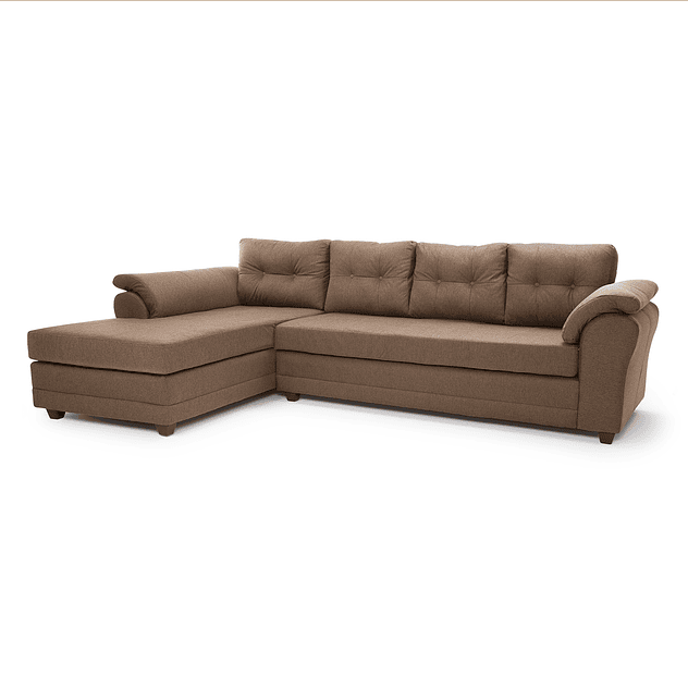 Seccional Journey Tela Café - Izquierdo 3